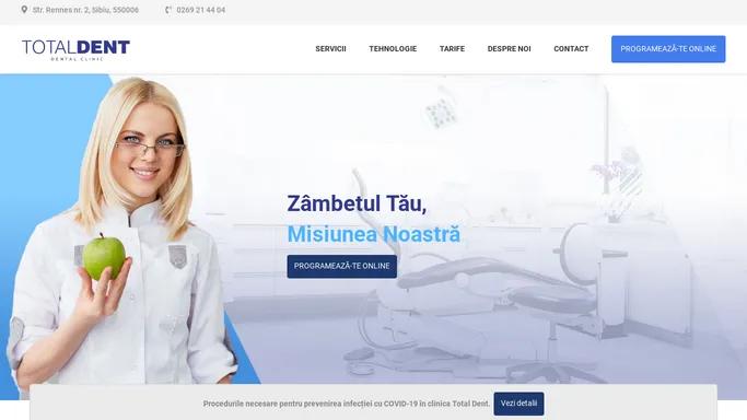 Clinica Stomatologica Sibiu, Dentist, Clinici, Dentara, Cabinet Stomatologic, Medic Stomatolog, Stomatologi – Total Dent