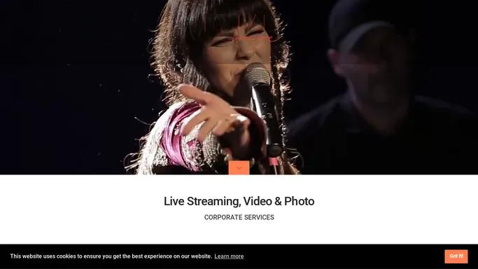Live Streaming - Video - Photo Corporate Services