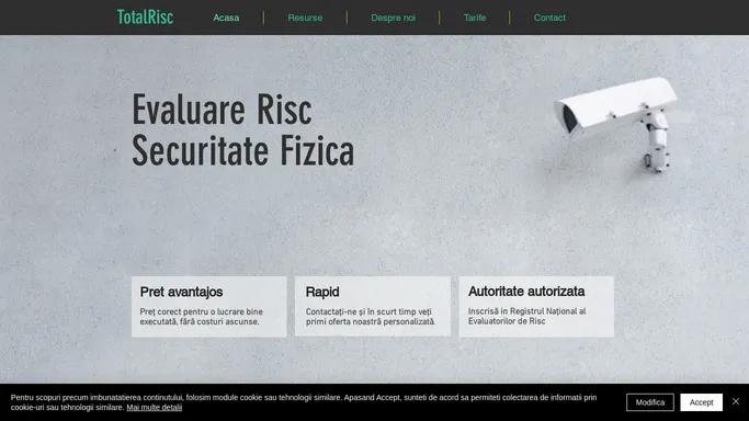 Evaluare risc la securitate fizica | Toate judetele