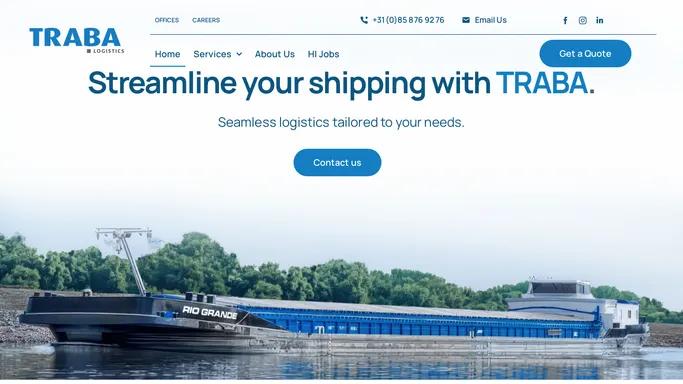 TRABA Logistics – North sea to Black sea