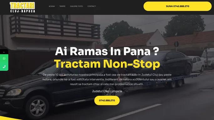 Tractari Cluj Napoca – servicii de tractari non-stop in Cluj-Napoca