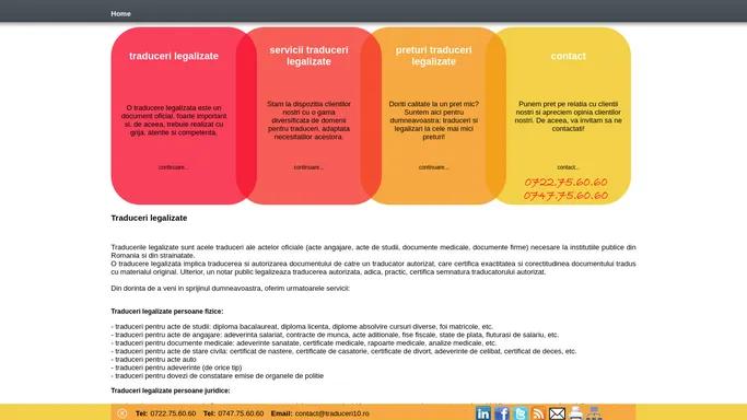 Traduceri legalizate