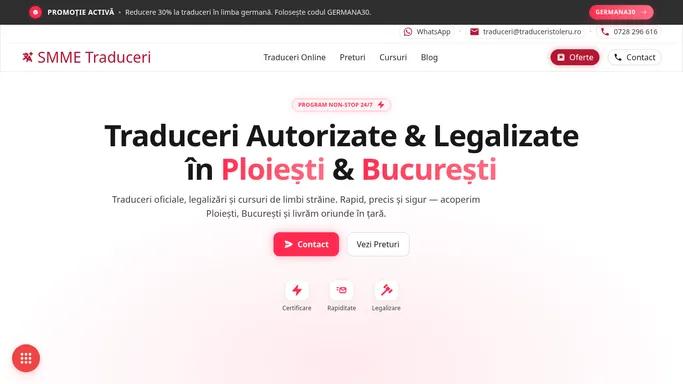 Traduceri Autorizate si Legalizate in Ploiesti | SMME Traduceri | SMME Traduceri Ploiesti