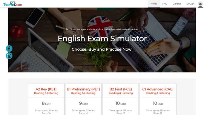 English Exam Simulation - Train4Exam