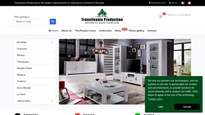 Transilvania Production - mobilier lemn masiv, producator mobila, mobila birou, mobilier pat