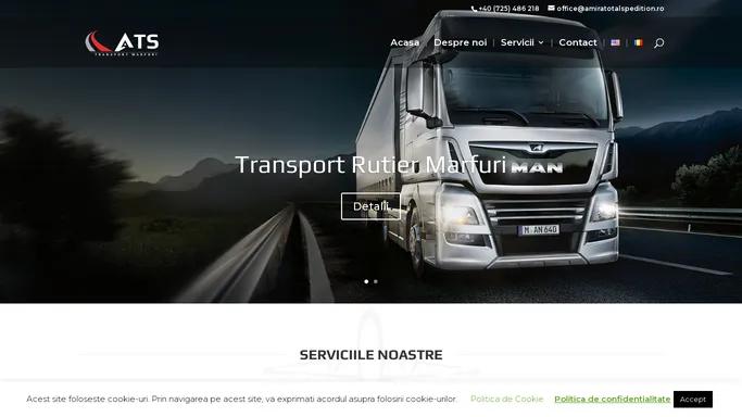 Transport Rutier Marfa International si National - Amira Total Spedition