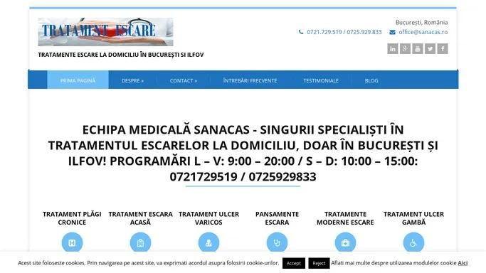 Tratamente Escare la Domiciliu ⋆ Tratamente Escare la Domiciliu in Bucuresti si Ilfov