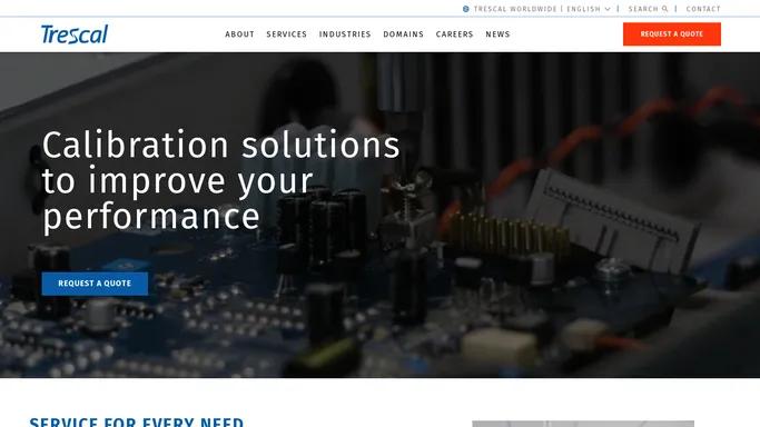 Trescal - Your single source solution for calibration services