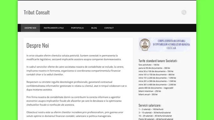 Tribut Consult – Servicii de Contabilitate