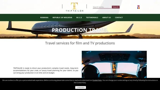 Travel services for film and TV productions - TRIPTAILOR : TRIPTAILOR DMC