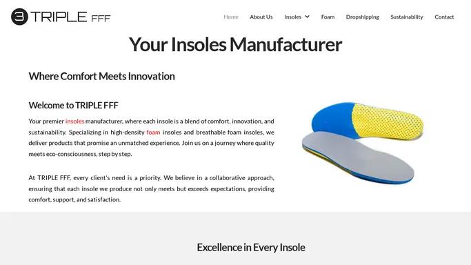 Insoles Manufacturer - Made in Europe