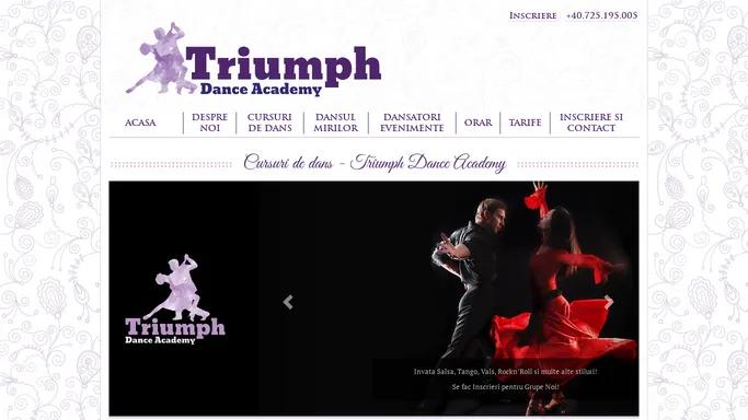 Cursuri de dans in Bucuresti | Triumph Dance Academy