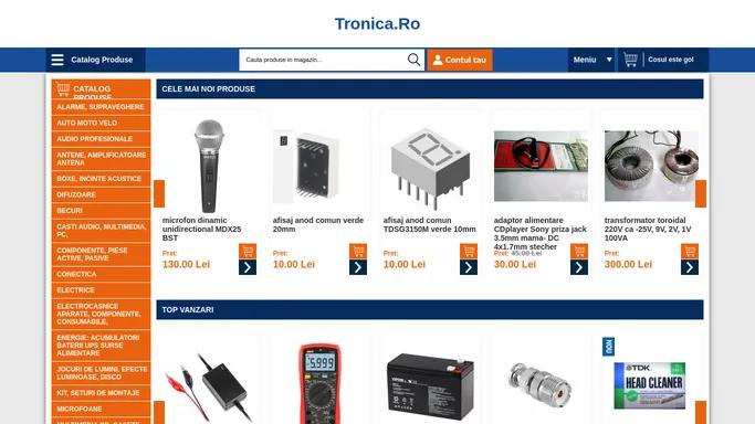 Magazin electronica Timisoara piese cabluri aparate profesionale audio auto