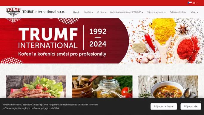 Spices and spice mixtures TRUMF