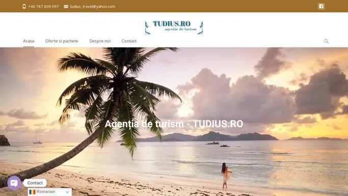 Agentia de turism – Tudius.ro