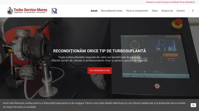 Turbo Service Targu Mures | Reconditionari turbosuflante, service auto