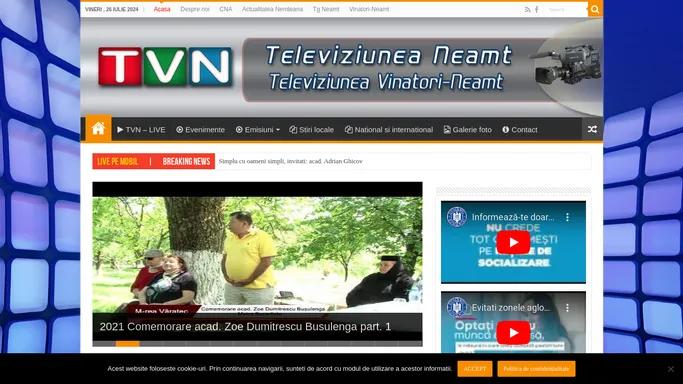 TVN – Televiziunea Neamt – TVN – Televiziunea Neamt