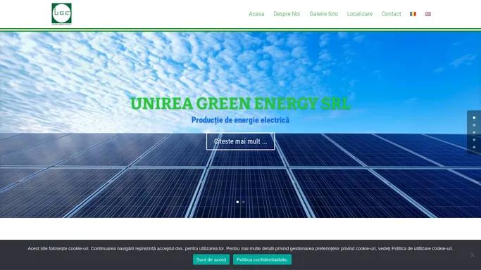 Unirea Green Energy | Unirea Green Energy