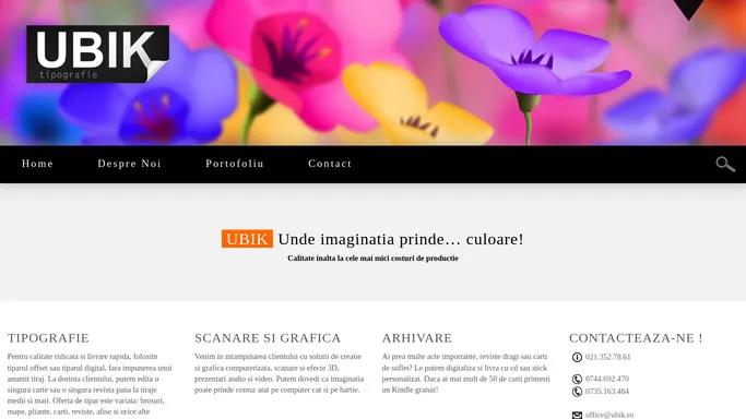 UBIK – Tipografie si advertising Bucuresti