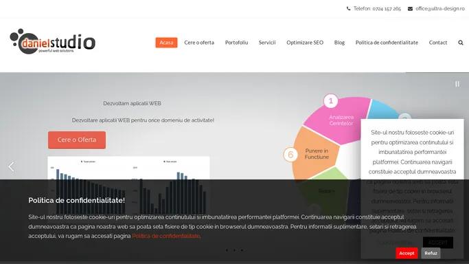 Servicii Web Design Ploiesti | Realizare Site Web | Daniel Studio