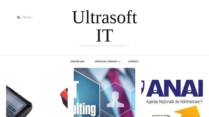 Ultrasoft IT – CONSULTANTA SI MENTENANTA IT