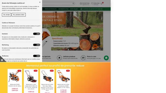 Magazin online de scule electrice, utilaje, unelte, piese