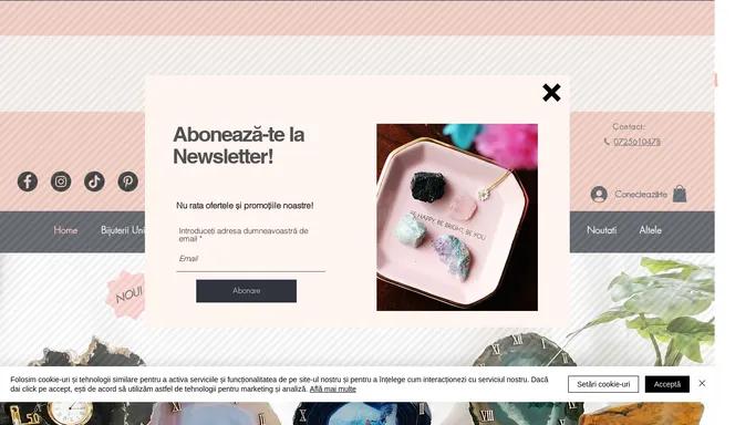Bijuterii Pietre Semipretioase, cristale naturale | Unicatshop