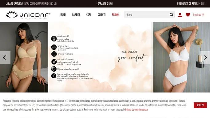 Uniconf Lenjerie » Lenjerie Intima Online Ieftina | Femei, Barbati si Copii