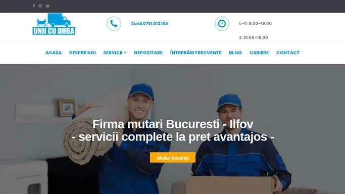 Acasa | Unii cu Duba - Professional Movers