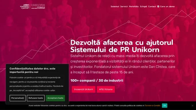 Unikorn este o agentie revolutionara de comunicare si PR din Bucuresti