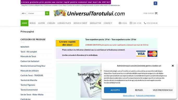 universultarotului.com - magazin virtual cu carti, manuale si seturi de Tarot