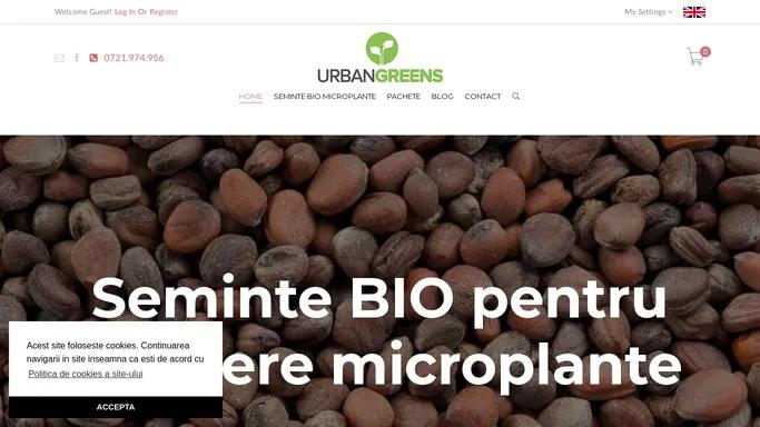 Microplante » Microgreens » crescute din seminte BIO | Urban Greens