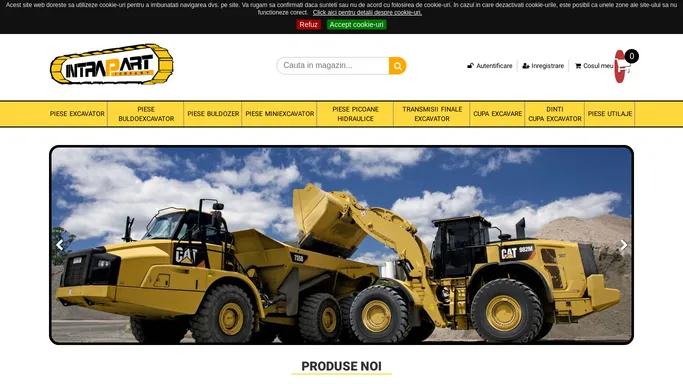 IntraPart Company | Piese utilaje constructii: piese excavator, buldozer