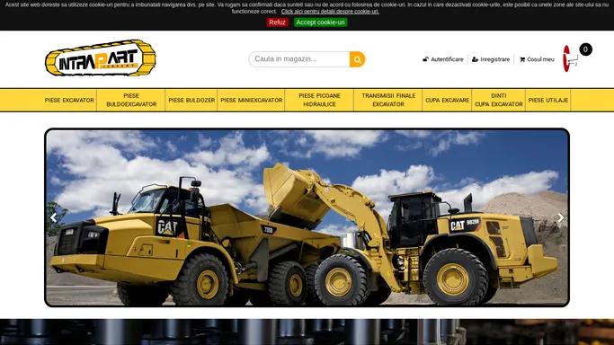 IntraPart Company | Piese utilaje constructii: piese excavator, buldozer