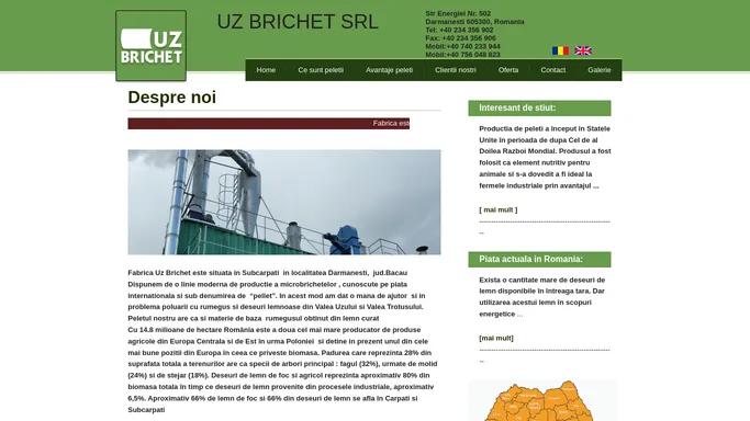 UZ Brichet SRL - Peleti - Microbrichete