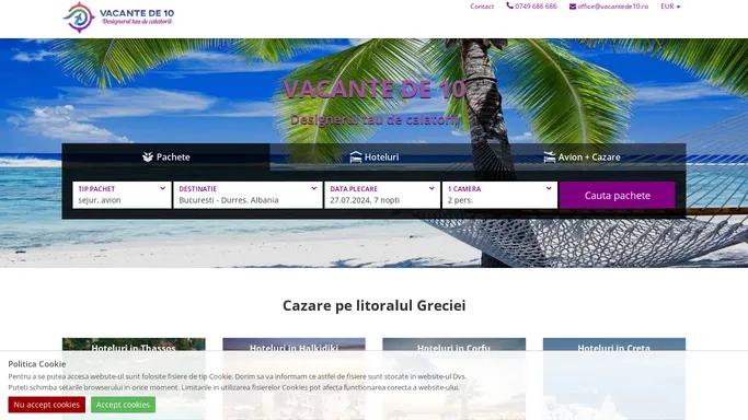 Agentia ta de turism - VACANTE DE 10