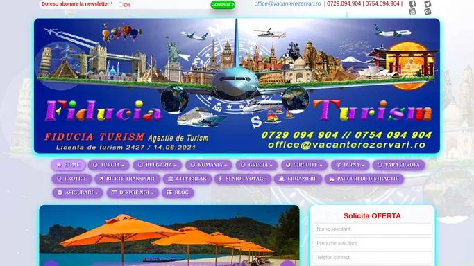 FIDUCIA TURISM | Agentie de Turism Pitesti Arges | FIDUCIA TURISM