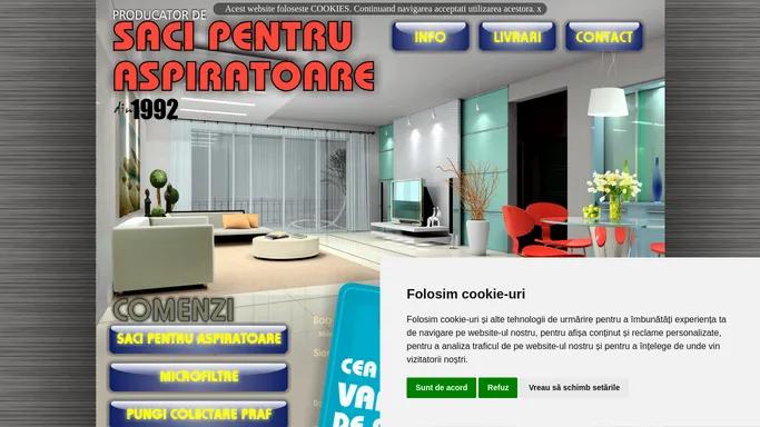 Valentin 4 YOU SRL - producator saci pentru aspiratoare