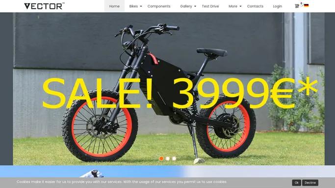 The Fastest Off-Road E-bikes - 10,000 (Watt) Power | VectorEbike.com