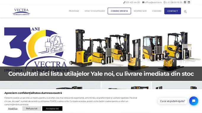 Vectra – Stivuitor electric, motostivuitor, transpaleta, service stivuitoare.