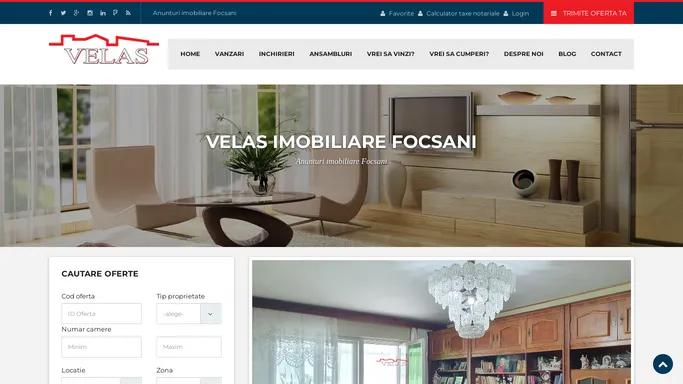 Agentie imobiliara Focsani - Velas