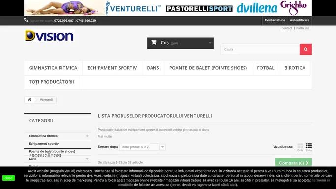 Venturelli - Dvision - articole sportive si accesorii pentru dans
