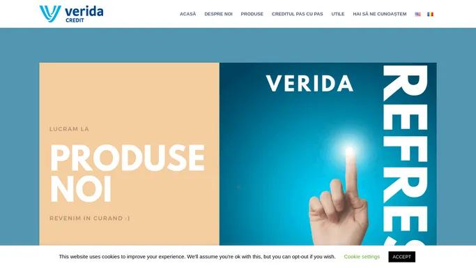 Verida Credit | Credite ipotecare inteligente