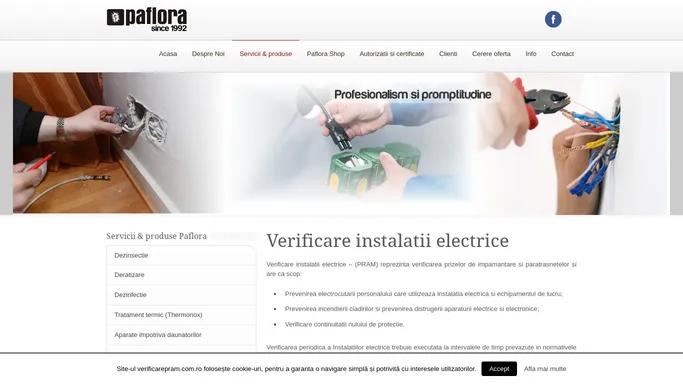 Verificare instalatii electrice