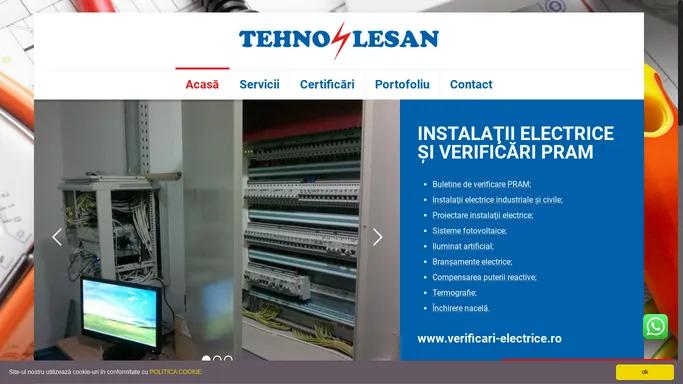 Buletin PRAM de Verificare instalatii electrice | TEHNO LESAN