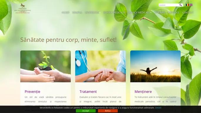 Sanatate pentru corp, minte, suflet | Veroniki Life - Clinica de Medicina Integrativa