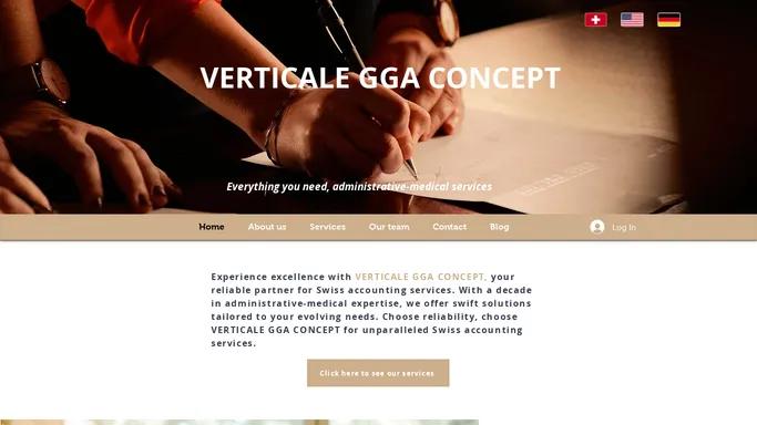 Verticale GGA Concept | Comptabilite dans le domaine administratif-medical