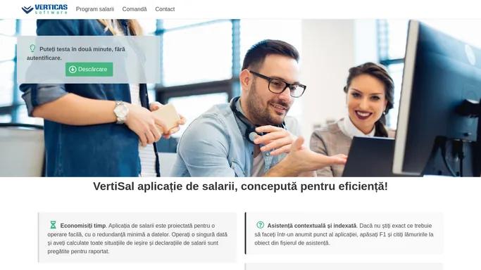 VertiSal - aplicatie de salarii, conceputa pentru eficienta