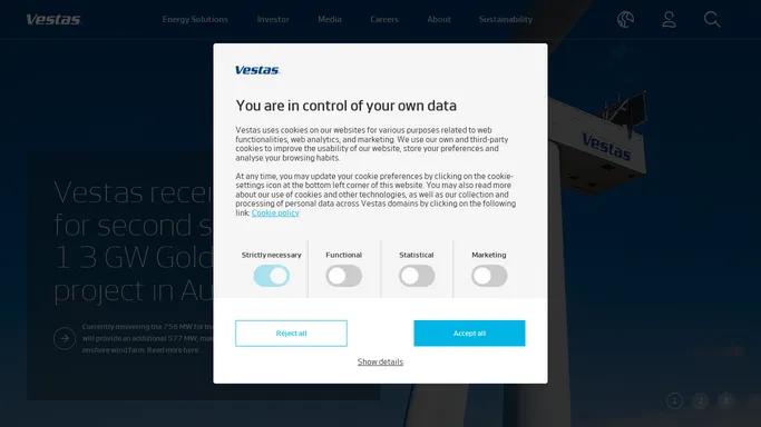 Global Leader in Sustainable Energy | Vestas