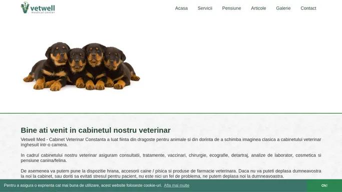 Vetwell - Cabinet Veterinar Constanta